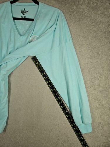 Yacht Club Aqua Mint Los Cabos MX Back Logo Fish Front Logo Long Slv Jersey Sz M - Picture 5 of 11
