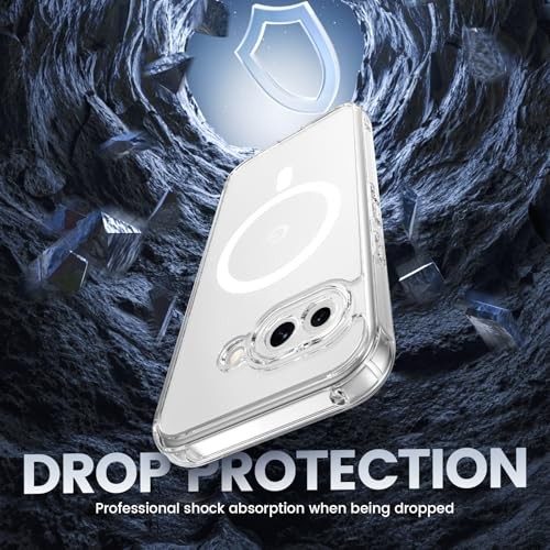 para Funda con Protector de Pantalla, Google Pixel 9a Funda Transparente con Pantalla HD - Imagen 3 de 8