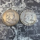 $1 FV Franklin Halves Exact Coins Pictured -FV406