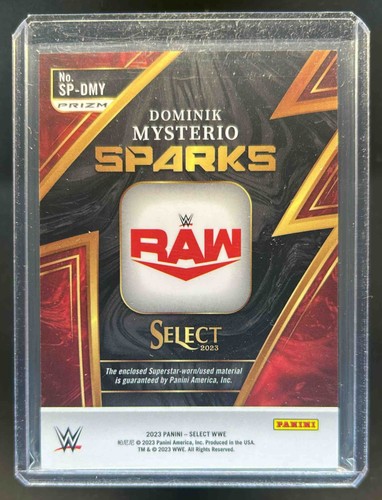 2023 Select WWE Dominik Mysterio Sparks #SP-DMY - Photo 2/2