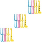  3 Pieces Giraffe Spielzeug Giraffen-schulmaterial Plastik Herrscher