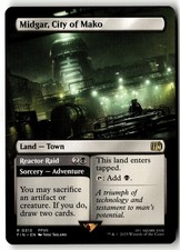 MTG - Midgar, City of Mako (Borderless) 313 Near Mint FINAL FANTASY