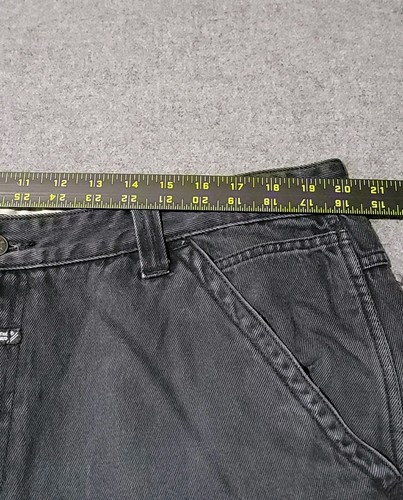 Marithé François Girbaud Herren Hose Schwarz Weites Bein Workwear 42M Vintage Y2K - Bild 3 von 13