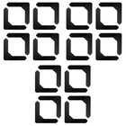  24 stücke rutschfeste teppichaufkleber fußmatte rutschfeste aufkleber teppiche