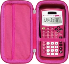 Khanka Hard Travel Case Replacement for Texas Instruments TI-30XIIS Pink 