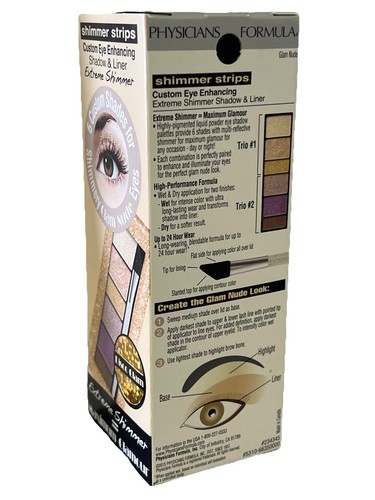 Physicians Formula Shimmer Strips Extreme Shimmer Shadow & Line 6635 Glam Nude - Picture 3 of 4