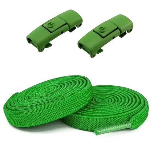 2 Stück Easy No Tie Schnürsenkel Elastisch Silikon Flach Faul Schuh Schnürsenkel Schnüre Erwachsene - Bild 29 von 35