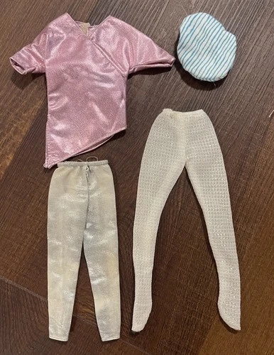 Vintage Jem and The Holograms Jerrica Outfit Fashion Lot Of 4 Top Bottom Hat