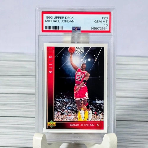 🏀 1993 Upper Deck Michael Jordan Card #23 PSA 10 | The GOAT