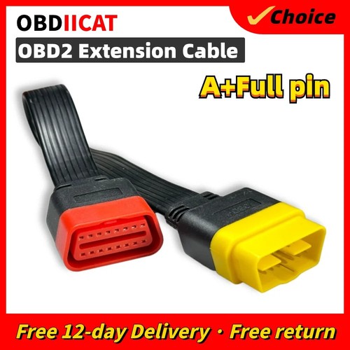 OBDII Extension Cable 16 Pin Male To Female 36CM/60CM for Thinkdiag Easydiag T - Bild 1 von 4