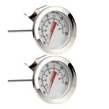 2pcs Oven Thermometers Stainless Steel Large Face for Cooking and Grilling