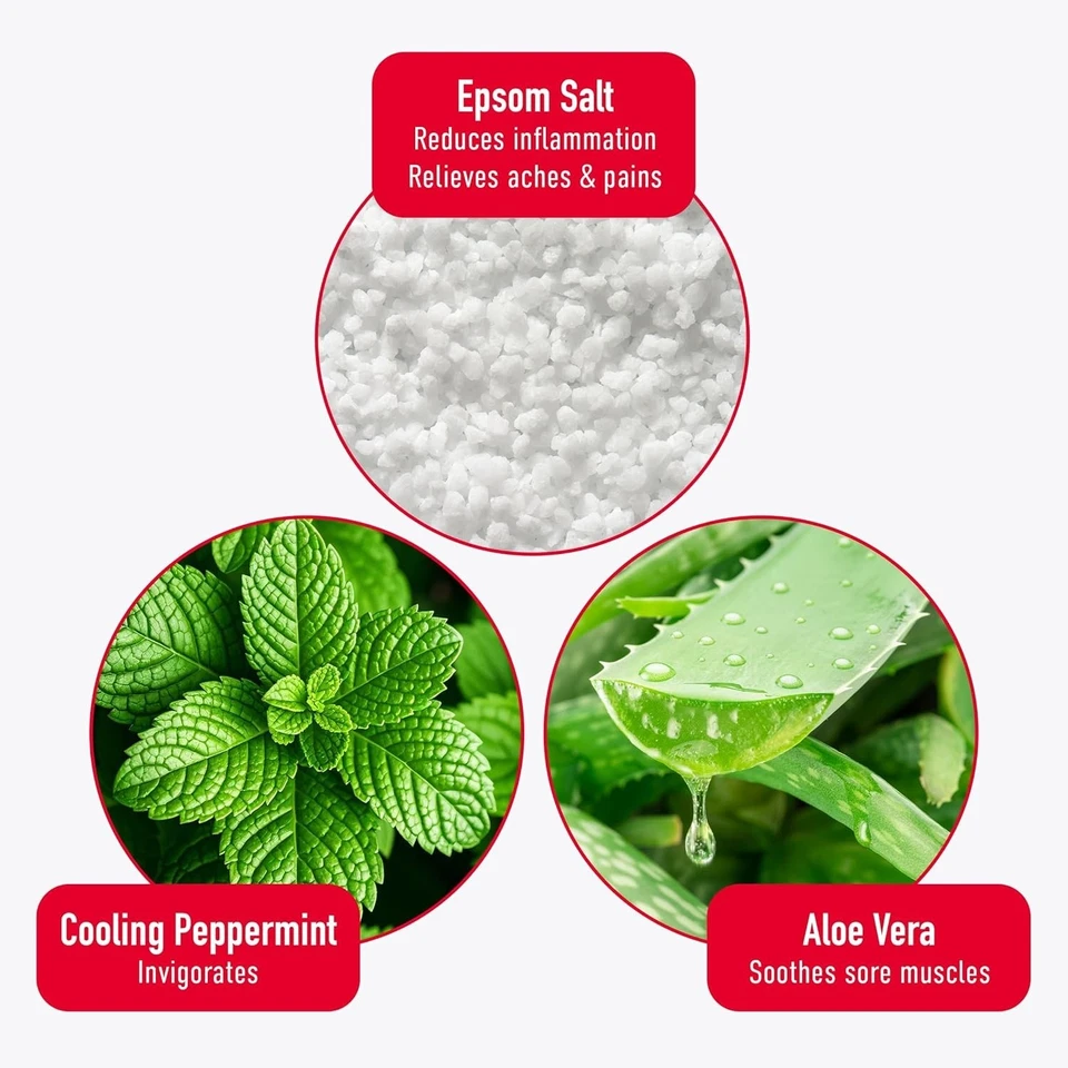 Epsom Salt Foot Gel, 4 Ounce, Soothing Relief for Painful, Tired, Aching Feet... - Image 3 of 4