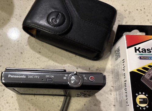 Panasonic Lumix DMC-FP2 Digital Camera Gray Tested W-New Battery/charger 16gb SD - Picture 6 of 7