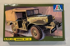3 Kits Dodge WC-51 by Italeri | No. 7010| 1:72 plastic model kits Pre-Owned