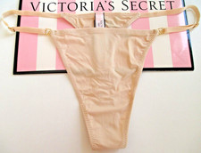 VICTORIA'S SECRET DREAM ANGELS Adjustable Thong Panty VS Marzipan S M L XL Ivory