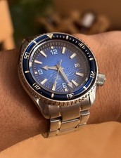 Custom Automatic Dive Watch - Seiko NH35 mod Sapphire Crystal 42mm Acrylic Bezel