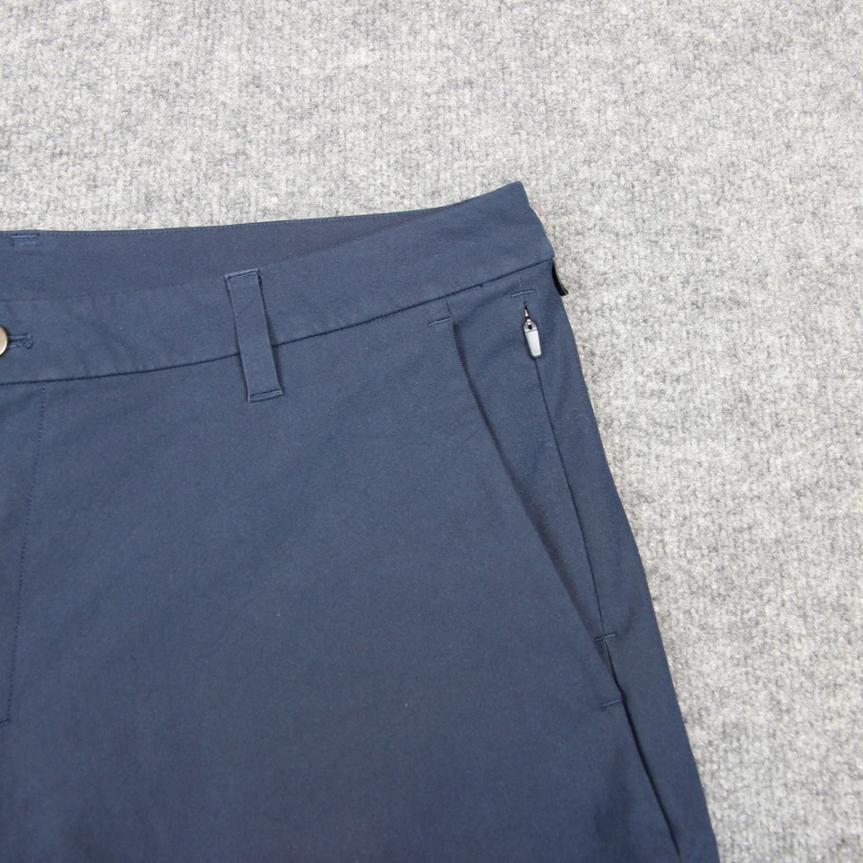 Lululemon Commission Shorts Men's 36 7" Inseam Blue Chino Performance - Image 2 of 4