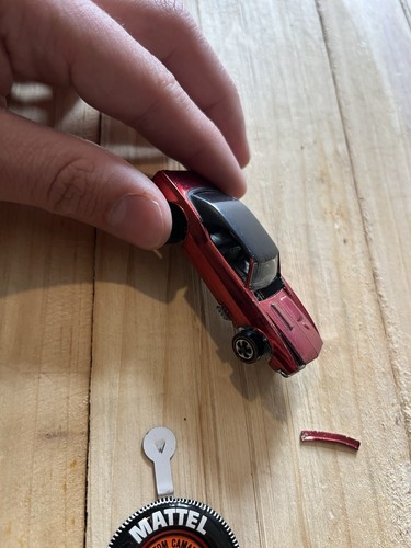 Hot Wheels 1967 Custom Camaro Redline Red with Black Roof & Black Interior READ - Picture 11 of 17