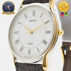 1989 [MINT] Vintage SEIKO 5E21-0010 Spirit Gold Roman 33mm 3J Quartz Men's Watch