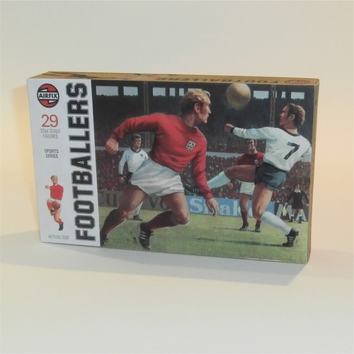 Airfix Empty Sports Series Footballers Repro Box 1:32 Scale #51470 - Picture 1 of 6