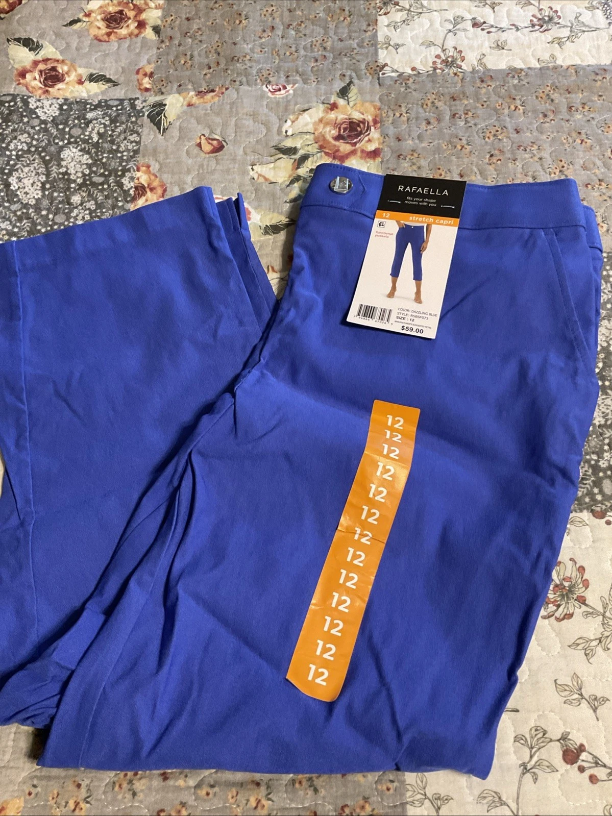 Rafaella Size 12 Stretch Capri