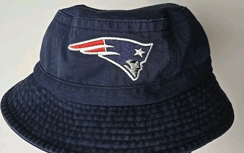 Reebok New England Patriots Logo Bucket Hat Blau Größe S/M - Bild 10 von 14