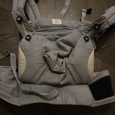 ERGObaby Four Position 360 Ergo Baby Carrier Grey EUC