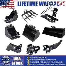 Attachments For Mini Excavator: Bucket,Ripper,Rake,Bucket,Thumb,Coupler Digger