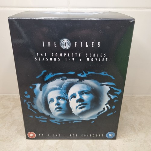 The X Files: The Complete Series 1-9 + Movies DVD 55 DISCS 202 Episodes R2 PAL