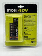Ryobi OP403A 40V Lithium-Ion 2-in-1 Battery/USB Charger