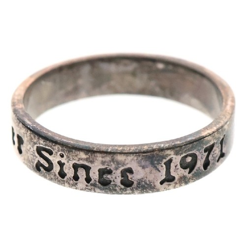 ALEX STREETER 1971 Ring Logo Size 13 Silver Used 653b8a3e1402caf0e17682fa1c63fb6 - Picture 4 of 6