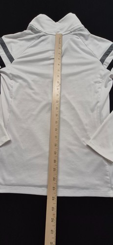 VS Pink Ultimate Mujer Blanco 1/4 Cremallera Jersey Chaquetas Deportivas Talla Logo M gris - Imagen 9 de 12