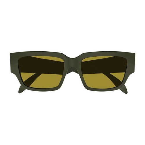 NEU ALEXANDER MCQUEEN SONNENBRILLE AM0329S 004 UNISEX GRÜN ECKIG BRILLE - Bild 2 von 4