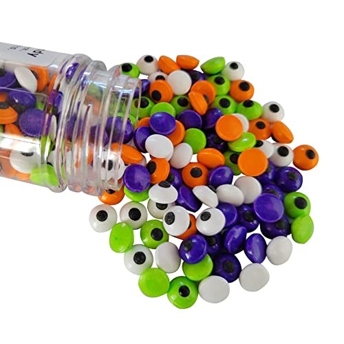 1-bottle edible candy eyeballs, 4 colors, for cake/cupcake toppers and cookies. - Picture 2 of 4