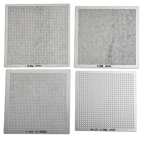27Pcs Reball Reballing Rework Rete Stencil Calore Universale Set Saldatura Tools - Bild 9 von 18