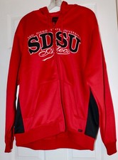 San Diego State Univerity Aztecs Hoodie Sz L Jacket by Jansport