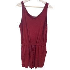 ReoRia red shorts romper sleeveless XL