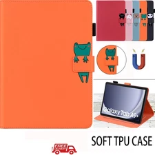 For Samsung Galaxy Tab A9+ 11" Case Flip Magnetic Leather Shockproof Stand Cover