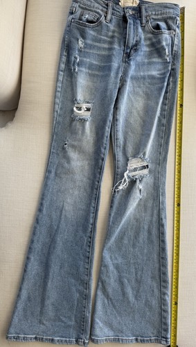 EUC Altar'd State Galveston Schlagjeans Damengröße 26/3 distressed blau - Bild 4 von 7