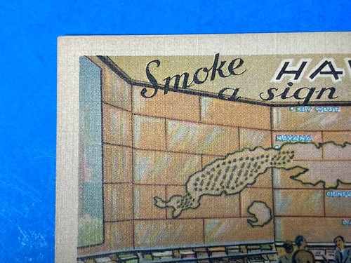 1939 NEW YORK WELTAUSSTELLUNG Werbepostkarte "Rauch HAVANNA ZIGARREN" / unbenutzt - Bild 3 von 12