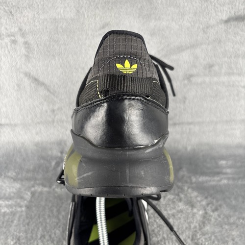 Adidas Trainers ZX 2K Boost Triple Black UK 12 Casual Fitness Shoes ARTGX5024 - Picture 8 of 12