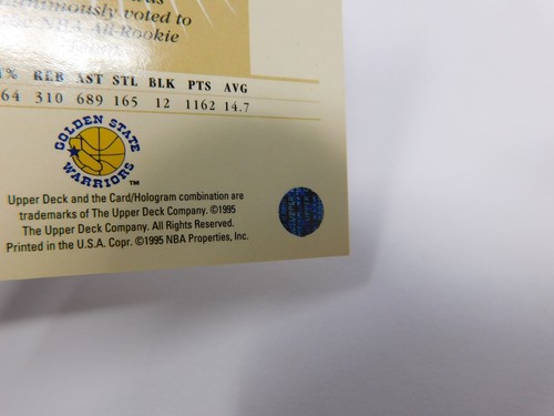 Topps Tim Hardaway 152 Rookie Years Basketball Card 1995 Golden State Warriors - Picture 13 of 15