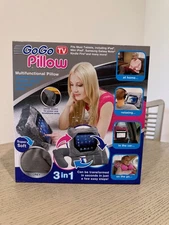 Sealed NIB Travel Neck Pillow GoGo  -As Seen On TV- GoGoTablet Holder Pillow