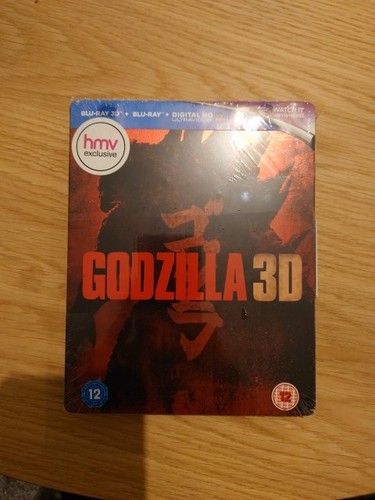 Godzilla (2014) 3D Limited Edition Blu-ray Steelbook Sealed - Picture 1 of 3