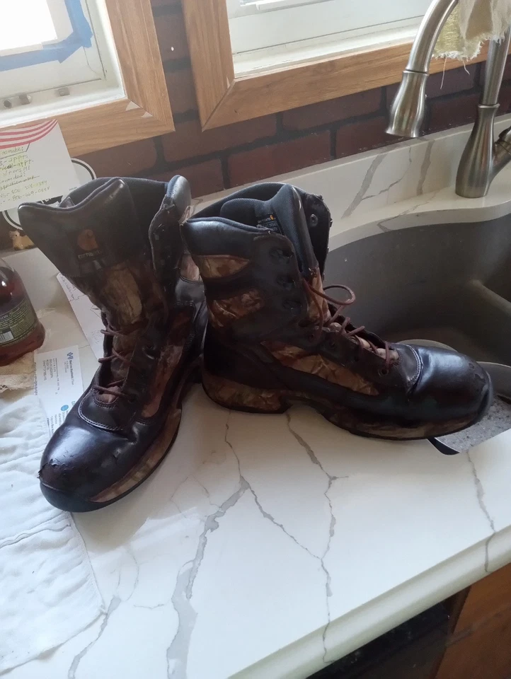 Carhartt Camouflage 8-inch Boot CMF8379 Composite Toe Men's Size 12 US NIB - Image 4 of 4