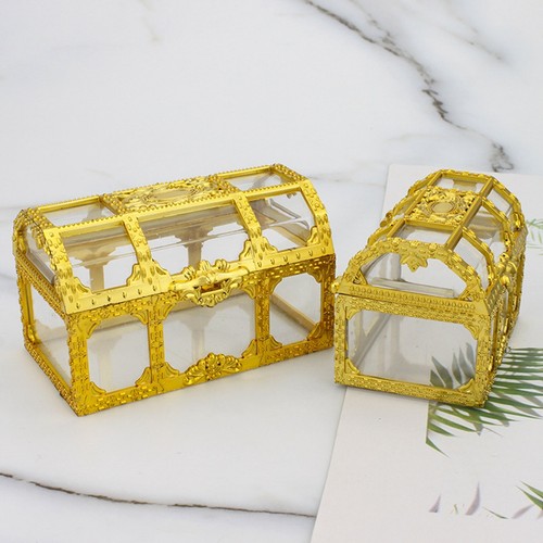 Transparente Schatztruhe Schatztruhe Bonboniere Kindergeburtstag5488 - Bild 3 von 6