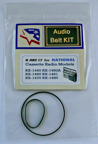 Belt KIT for National RX-1440 RX-1450A RX-1460 RX-1461 RX-1470 RX-1480 C. RADIO - Picture 1 of 4