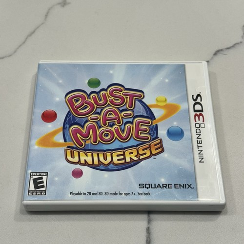 Bust-A-Move Universe (3DS, 2011) Authentic Complete CIB TESTED FREE SHIPPING - Picture 1 of 11