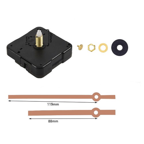 DIY Wall Quartz Clock Movement Mechanism.Replacement Tool Parts Hands Set Silent - Picture 37 of 37