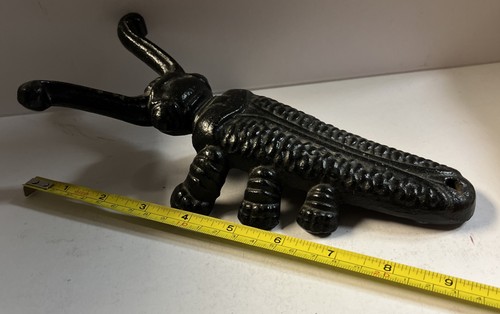 Cast Iron Beetle Boot Jack Vintage Black 669--9"Long - Picture 4 of 4